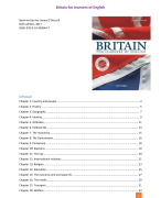 Britain for learners of English summary