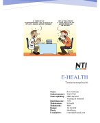 E-Health | Tentamenopdracht - NTI