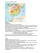 Culture studies of Spanish exam summary