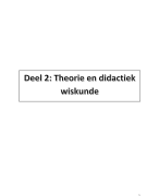 Samenvatting wiskunde 1