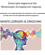Voorbeeld scriptie mantelzorgers zingeving maatschappelijk werk en dienstverlening