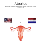 profielwerkstuk over abortus