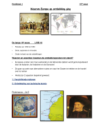 Geschiedenis pionier 4 de jaar aso: hoofdstuk 1 en 2