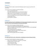 Portfolio leerjaar 2 Social Work + feedback