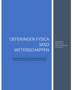 Oefeningen fysica 3e graad
