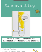 Samenvatting: Chemie Overal Scheikunde: Hoofdstuk 3; Moleculaire stoffen (VWO 4)