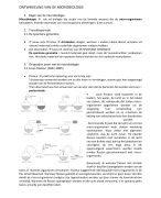 Samenvatting BLT microbiologie