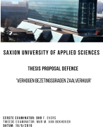 Saxion thesis proposal defence verhogen bezettingsgraden