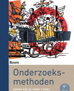 Samenvatting Boeije et al Onderzoeksmethoden