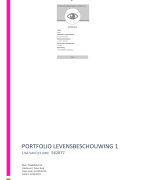 Portfolio levensbeschouwing 1 pabo Inholland 1.3 