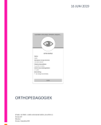 Reflectieverslag minor orthopedagogiek pabo Inholland 3.4