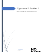 Algemene didactiek 2 - samenvatting 
