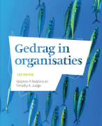 Samenvatting hoofdstuk 9 Gedrag in organisaties