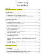 Samenvatting Business Basic