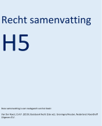 Samenvatting Inleiding Recht H1, H2, H4; Basisboek Recht; HBO Accountancy