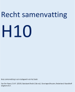 Samenvatting Inleiding Recht H1, H2, H4; Basisboek Recht; HBO Accountancy