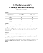 4653 tentamenopdracht voedingsberekening
