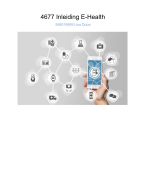 4677 Beroepsopdracht inleiding E-health