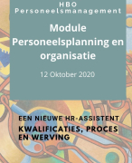 Geslaagde (8) NCOI Moduleopdracht Personeelsplanning en Organisatie 