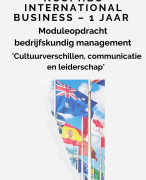 NCOI geslaagde module bedrijfskundig management International Business 1 jaar