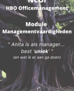 NCOI geslaagde moduleopdracht Managementvaardigheden 2020 cijfer 8