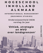 Voorbeeld verslag OE36 Inholland 2e jaar Internationaal Management Business Studies geslaagd (8)