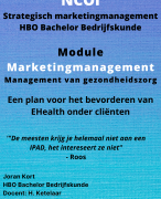 NCOI voorbeeld module marketingmanagement gebruik Ehealth ouderen geslaagd 2020