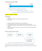 Contemporary Topics HRM | Toegepaste Arbeids- & Organisatiepsychologie | Thomas More