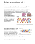 Biologie voor Jou samenvatting 4 VWO thema 3 - Genetica