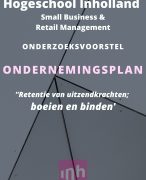 Voorbeeld scriptie marketing communicatieplan small business and retail management