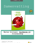 Samenvatting: Nectar biologie: Hoofdstuk 10; Uitscheiding (VWO 5)