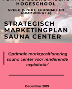 Geslaagde scriptie SPECO strategisch marketingplan Fontys marktpositie verbeteren sauna