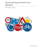 100 Oefenvragen - Examentraining - Auto theorie 2026 - Rijbewijs B