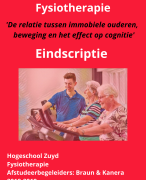 Scriptie Fysiotherapie ouderen relatie immobiliteit, beweging en effect op cognitie Hogeschool Zuyd 2019