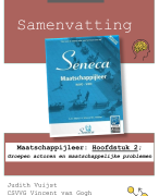 Samenvatting: Seneca Maatschappijleer: Hoofdstuk 2; Groepen actoren en maatschappelijke problemen (Havo/VWO)