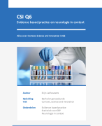 CSI Q6 samenvatting