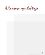Samenvatting Algemene Psychologie