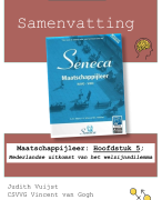 Samenvatting: Seneca Maatschappijleer: Hoofdstuk 5; Nederlandse uitkomst van het welzijnsdilemma (Havo/VWO)
