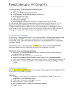 Parodontologie H4 Gingivitis