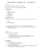 Oefencollege 3: Voortgezet LSR – screening LSR