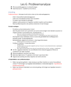 Les 6: Probleemanalyse