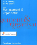 Samenvatting Management en organisatie