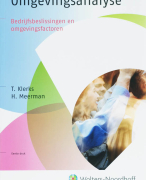Samenvatting Omgevingsanalyse