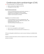 Cerebrovasculaire aandoeningen (CVA)