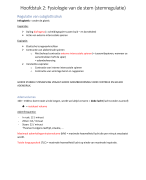 Hoofdstuk 2: Fysiologie van de stem (stemregulatie)