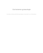 Oud tentamen Universiteit van Amsterdam Coschap Verloskunde/Gynaecologie (4524MC005Y)