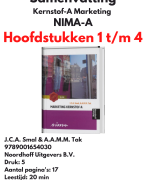 Samenvatting NIMA-A Marketing Kernstof-A Tak & Smal Hoofdstuk 1 t/m 4