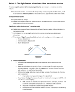 Information System Management Article summary week 1-7