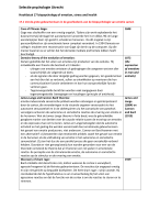 Samenvatting hoofdstuk 17 biopsychology of emotion, stress and health en hoofdstuk 18 biopsychology of psychiatric disorders