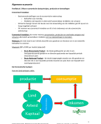 Samenvatting Algemene Economie, H1, H6, H7, H8, H10, H11, H12